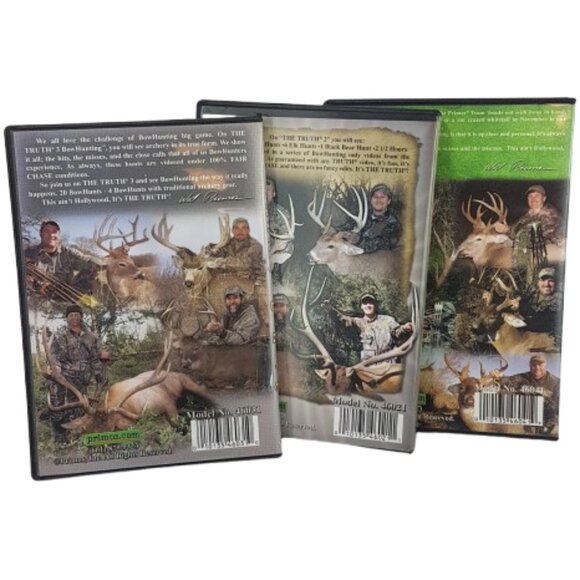 Lot of 3 Hunting DVD PRIMOS The Truth Bow Hunting Truth 2, 3 and 4 Deer Elk Bear - Picture 3 of 4